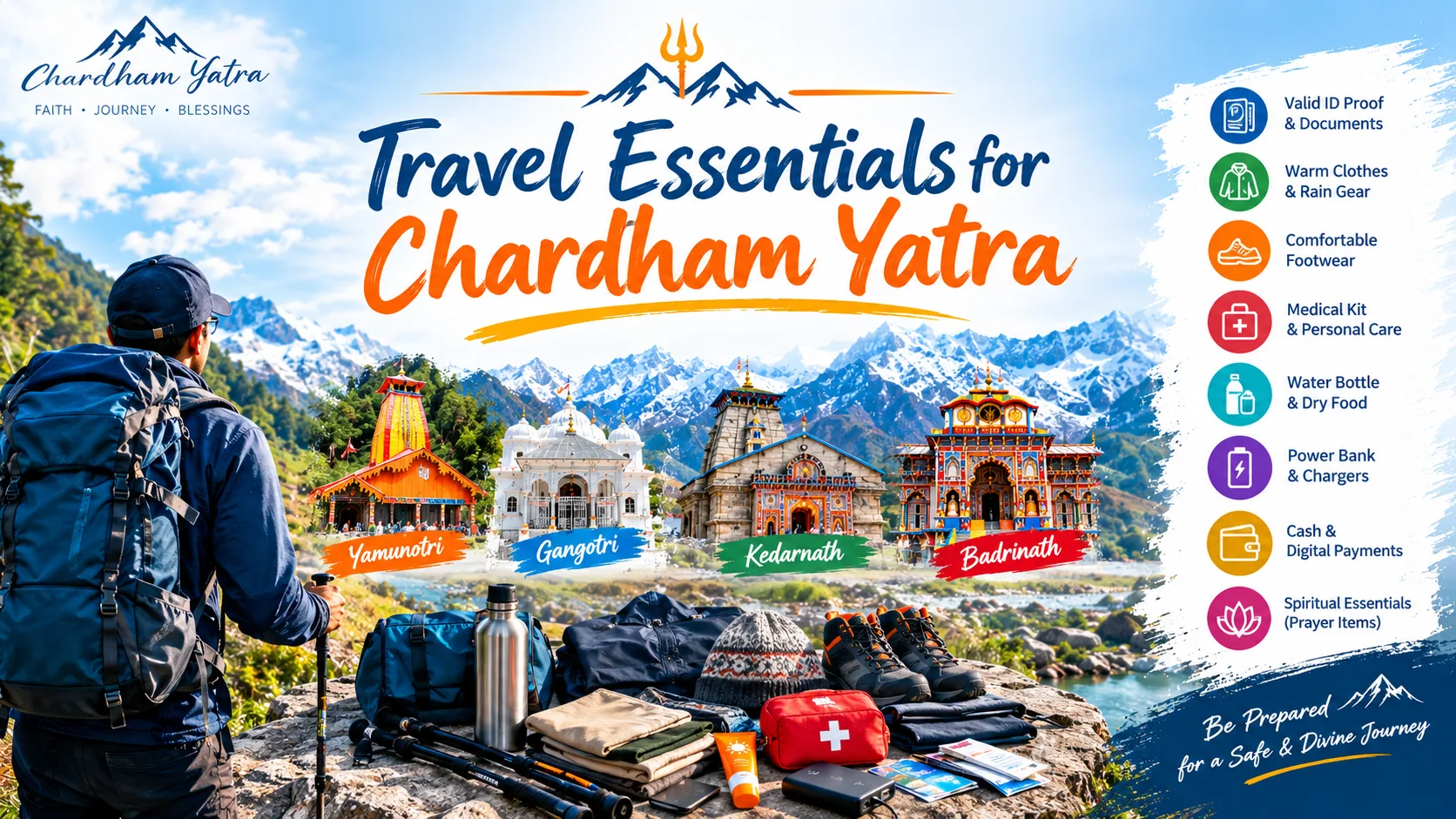 Travel Essentials for Chardham Yatra