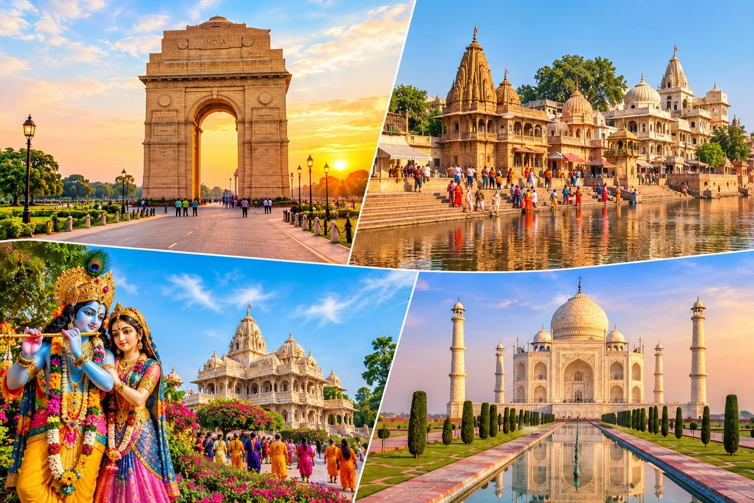 Delhi–Mathura–Vrindavan–Agra Tour Package