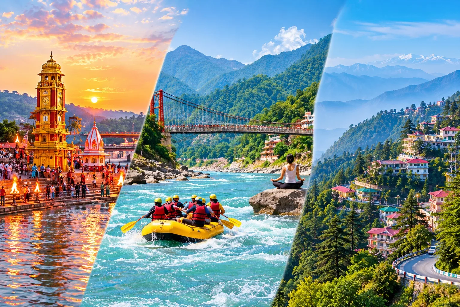 Haridwar–Rishikesh–Mussoorie Tour Package