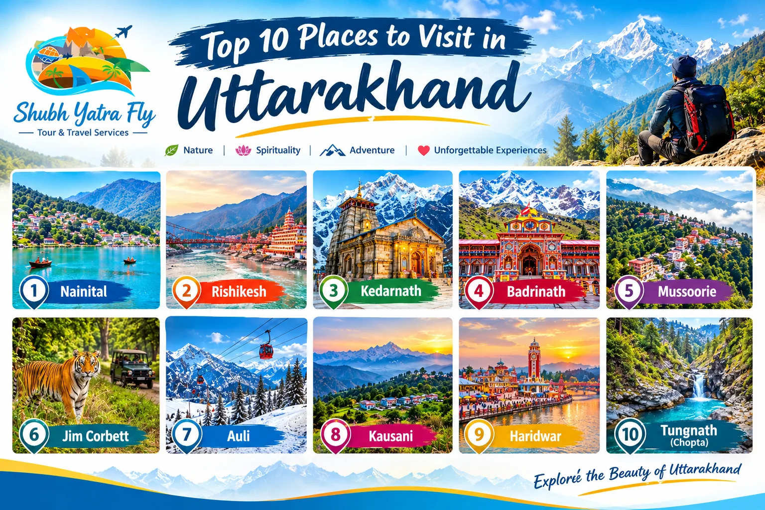 Top 10 Places to Visit in Uttarakhand